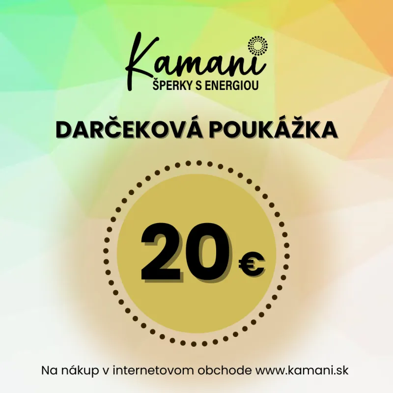 Elektronická darčeková poukážka 20€