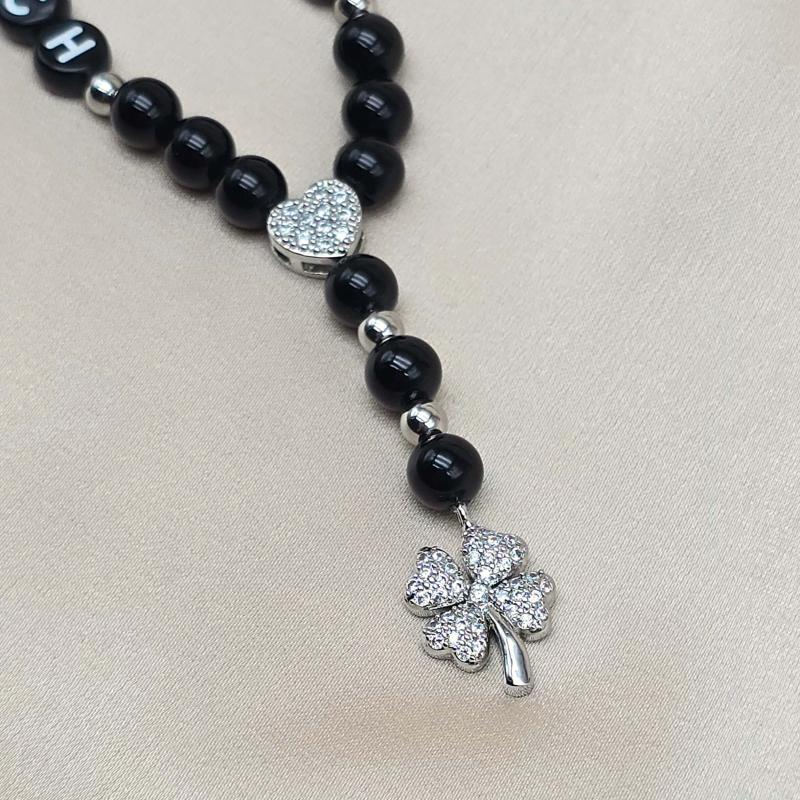 Amulet do auta - Pre šťastie na cestách Ónyx strieborný - S 1