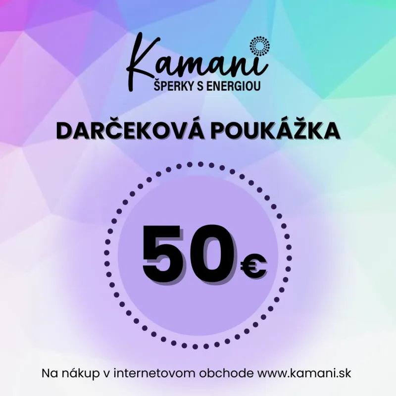 Elektronická darčeková poukážka 50€